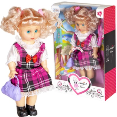 Păpușă Muzicală cu Pieptene și Oglinda, 36cm | image