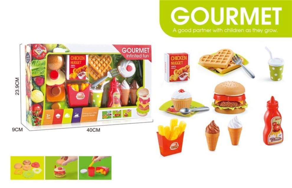 Set Menu Fast Food cu Hamburger