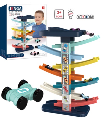 Pista de Curse cu 8 Rampe și 6 Mașinuțe | image