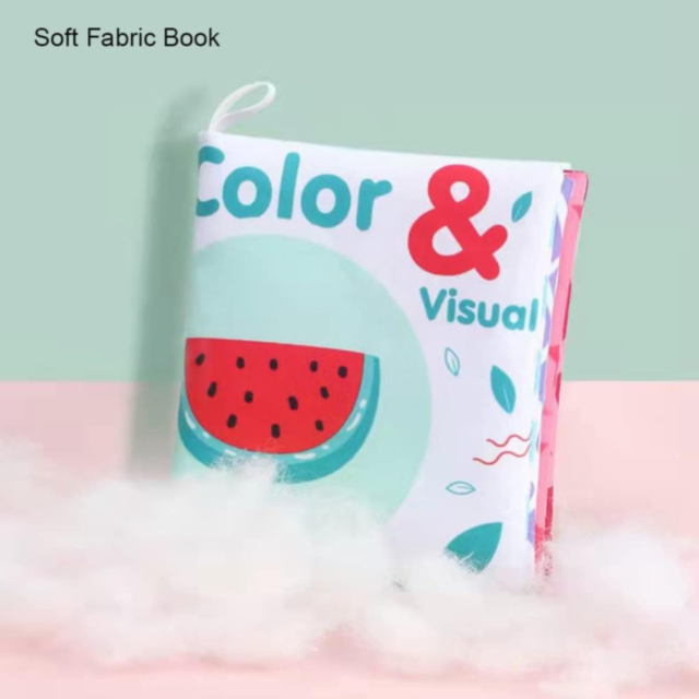 Set de 6 Cărți senzoriale Color & Black pentru bebeluși