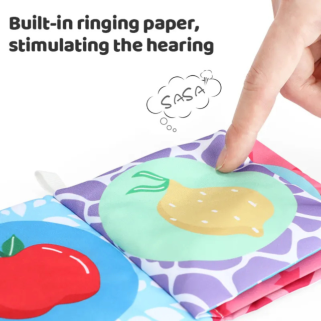 Set de 6 Cărți senzoriale Color & Black pentru bebeluși