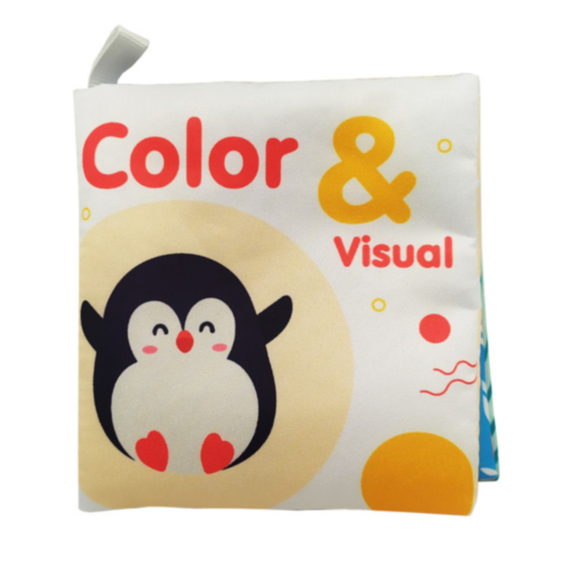 Set de 6 Cărți senzoriale Color & Black pentru bebeluși