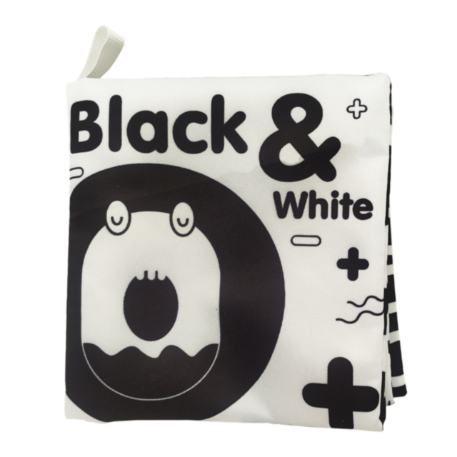 Set de 6 Cărți senzoriale Color & Black pentru bebeluși