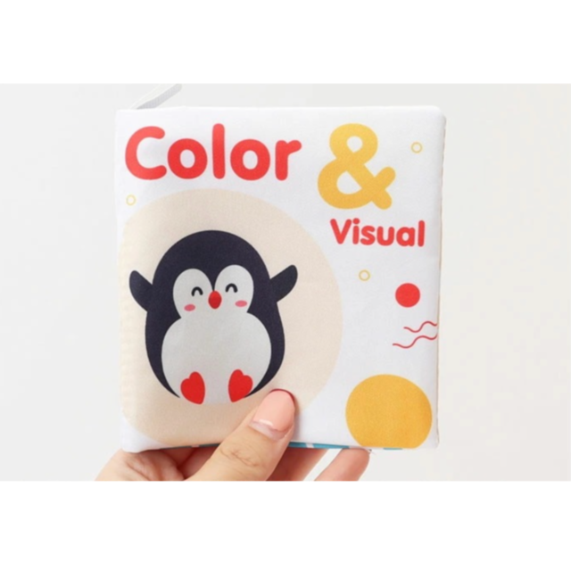 Set de 6 Cărți senzoriale Color & Black pentru bebeluși