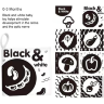 Set de 6 Cărți senzoriale Color & Black pentru bebeluși