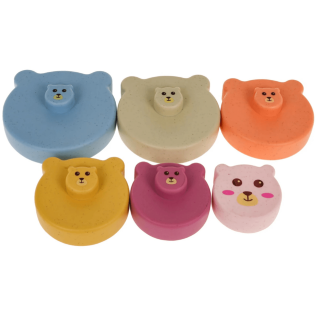 Set educativ bebeluși cu cuburi, bile și animale moi