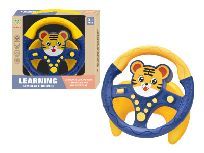 Volan Interactiv cu Suport, Rotire 360 grade, Sunete Ambulanță, Poliție, Pompieri, Claxon | image