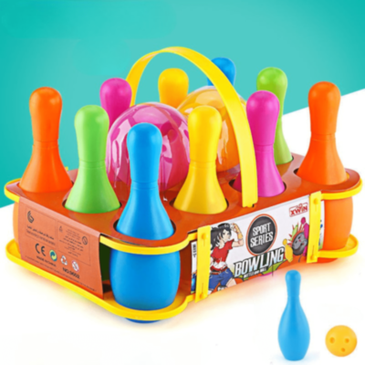 Set Bowling de Plastic pentru Copii cu 10 Popice | image