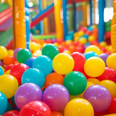 Set 50 de Bile Colorate din Plastic, 5.5 cm – Distracție nelimitată pentru Joacă și Piscine cu Bile | image