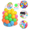 Set 50 de Bile Colorate din Plastic, 5.5 cm – Distracție nelimitată pentru Joacă și Piscine cu Bile