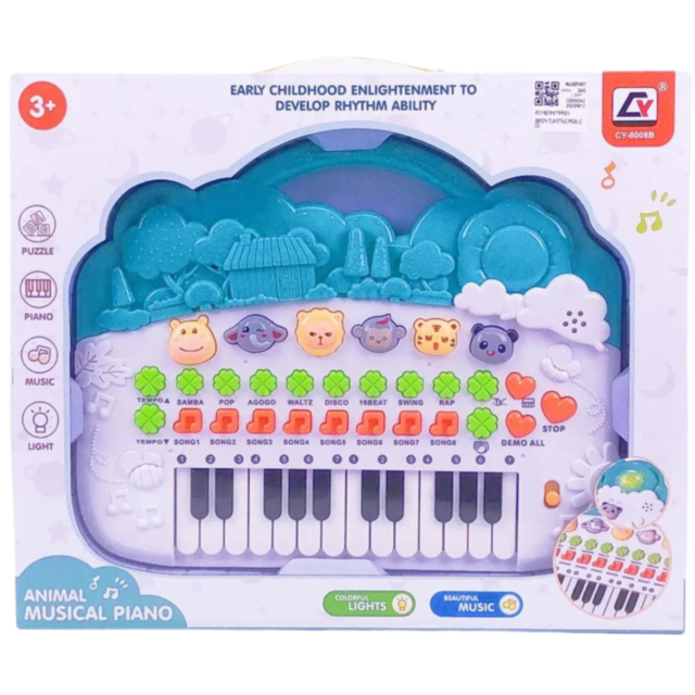 Pianul Muzical cu Animale - Învățare prin Muzică și Lumini