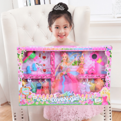 Păpușă Lovely Girl cu Rochii și Accesorii | image