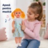 Păpușă muzicală 50 cm cu ochi care se închid