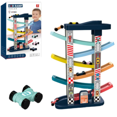 Pista de Curse cu 7 Rampe și 6 Mașinuțe  | image