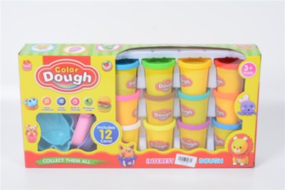 Set Plastilină 12 Culori și Forme de Modelat Fructe | image