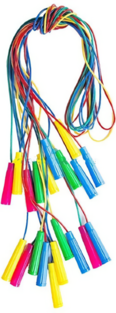 Coardă de Sărit Colorată 10buc,   260cm 