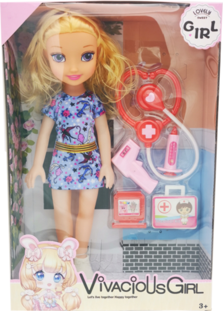 Păpușa Muzicală cu Set Doctor