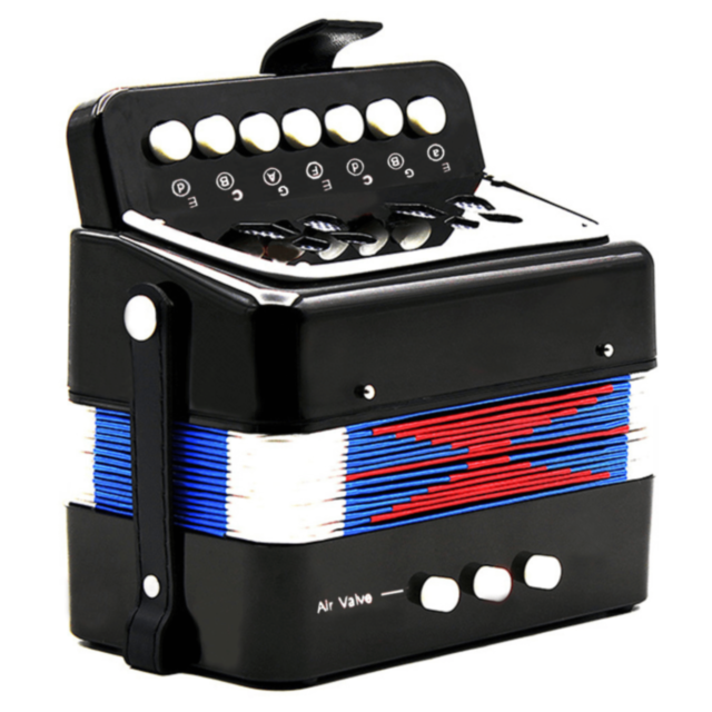 Acordeon Muzical pentru Copii cu 7 Clape (culoare aleatorie)