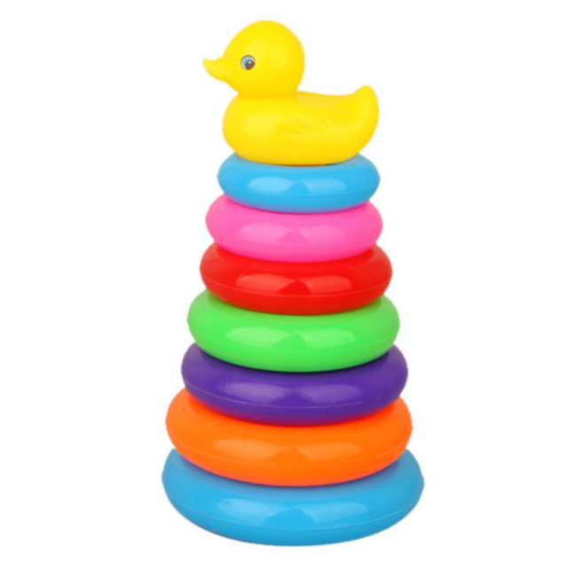 Turn Mic de Stivuire cu 7 Inele și Rățușcă