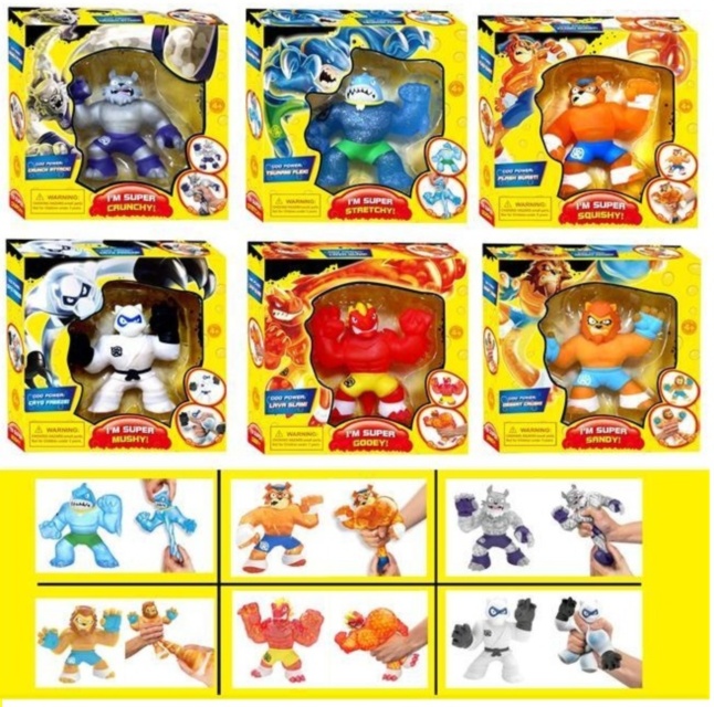 Figurina Goo Jit Zu care se poate întinde