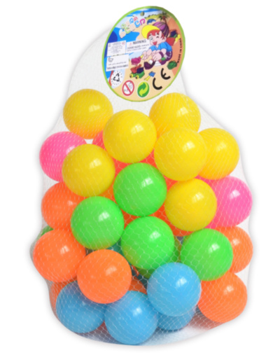 Set 50 Bile Colorate din Plastic | image