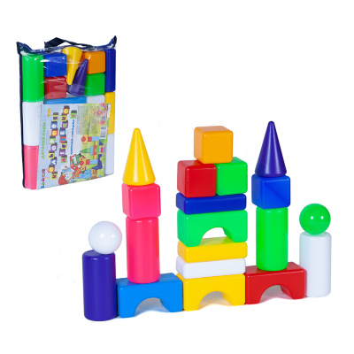 Set de Construit cu Forme Geometrice Colorate  | image