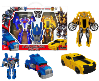 Set Bumblebee și Megatron Transformabili în Mașini | image