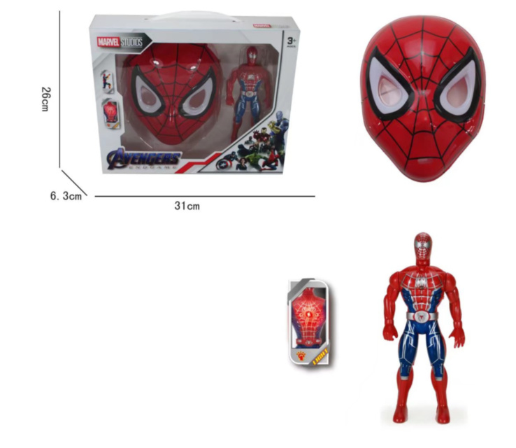 Omul Păianjen Figurina cu Mască