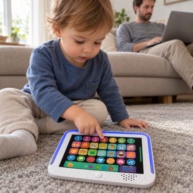 Tabletă educativă tactilă pentru copii cu sunete și lumini