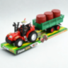 Tractor cu Remorcă și Butoaie pentru Fermă (culoare