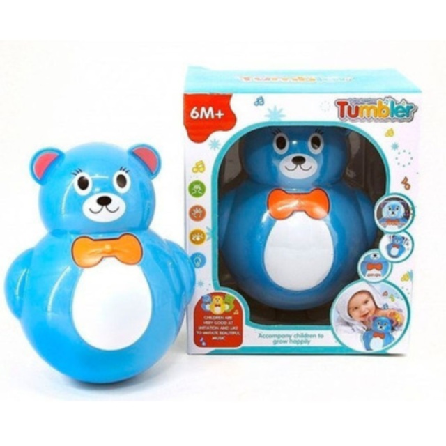 Jucărie interactivă bebe cu muzică și lumini (model aleatoriu)