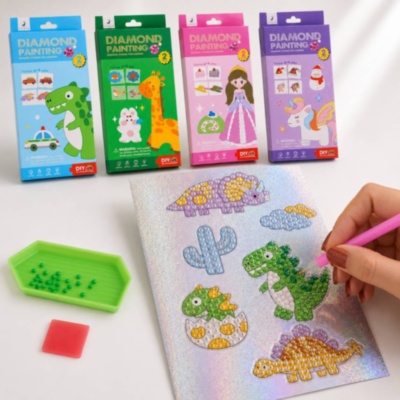 Set creativ cu stickere Diamond Painting pentru copii | image