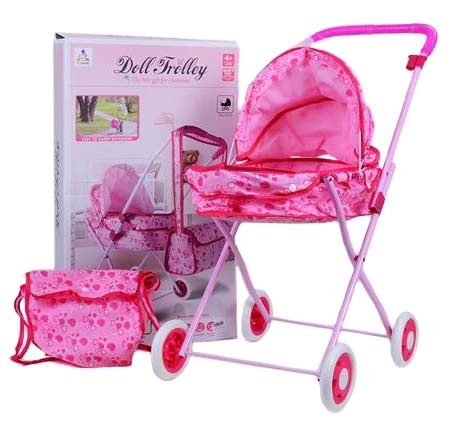 Cărucior Landou cu Geantă pentru Păpuși 