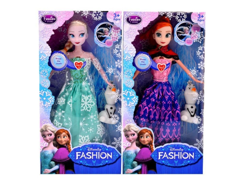 Păpușa Frozen cu Melodii și Luminițe