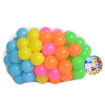 Set 100 Bile Colorate din Plastic | image