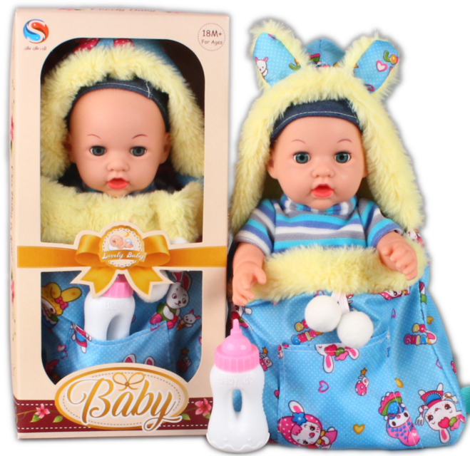 Bebelușul cu Sunete cu Sac de Dormit, Bea Apă și Face Pipi