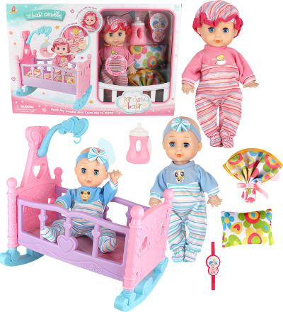 Bebeluș Interactiv cu 4 Sunete Realiste și Pătuc | image