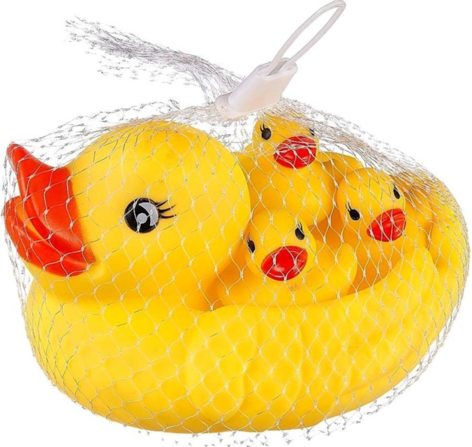 Set 4 Rățuște de Baie cu Piuitoare