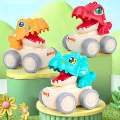 Mașinuță Dinozaur cu Funcție Press & Go (culoare aleatorie) | image