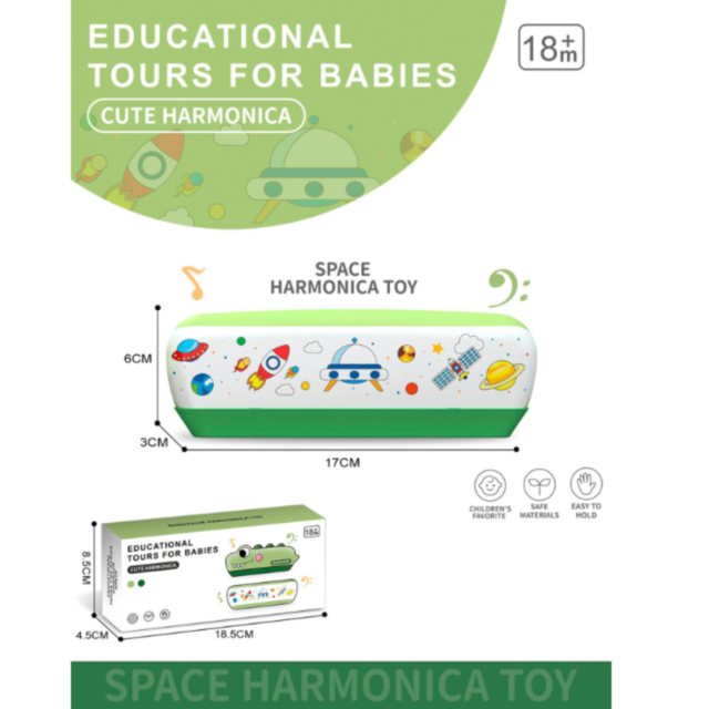 Armonică Jucărie "Space Harmonica" - Educațională 