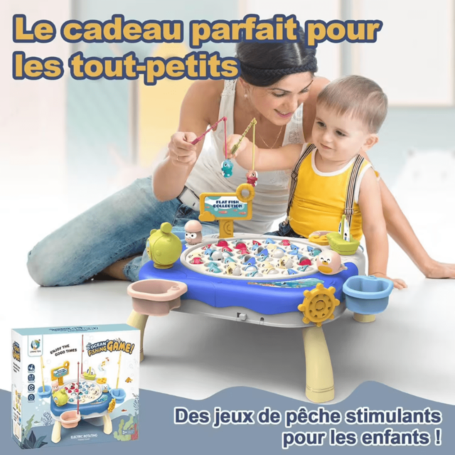 Joc Pescuit Electric cu 24 Pești și Undițe (culoare aleatorie)