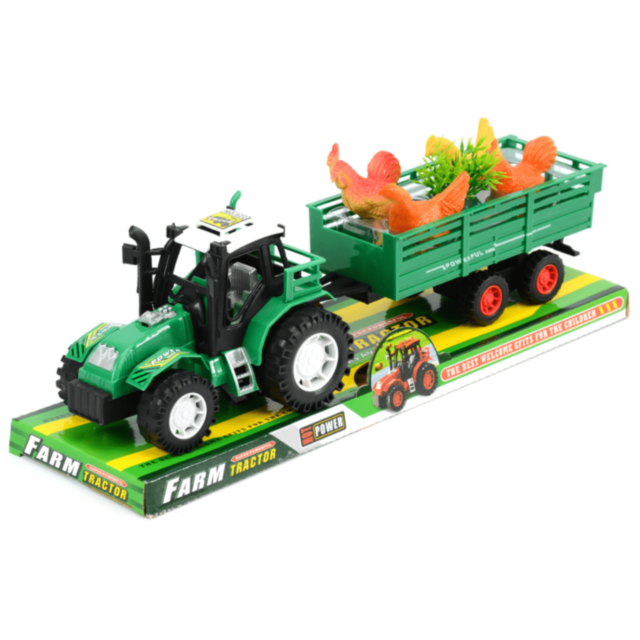 Tractor cu Remorcă și Animale pentru Copii 