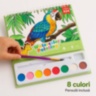Set de pictură cu acuarele și 24 de planșe